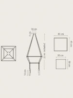 RОSE chandelier square 16 - Image 3